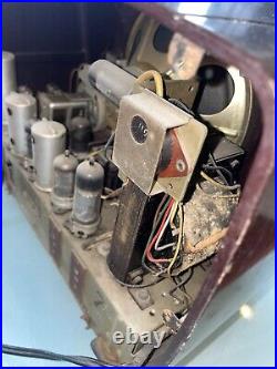 RARE 1952/1953 Vintage Philips BX320A Bakelite Tabletop Tube Radio- Belgium Made