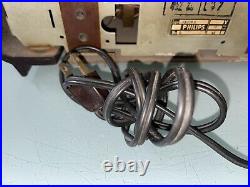 RARE 1952/1953 Vintage Philips BX320A Bakelite Tabletop Tube Radio- Belgium Made