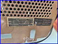 RARE 1952/1953 Vintage Philips BX320A Bakelite Tabletop Tube Radio- Belgium Made