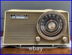RARE 1959 WORKING Motorola AM Tube Radio Model A12N VTG retro Tube prop