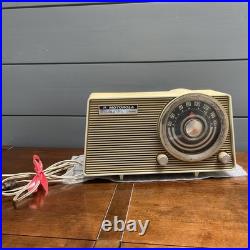 RARE 1959 WORKING Motorola AM Tube Radio Model A12N VTG retro Tube prop