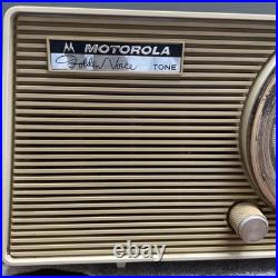 RARE 1959 WORKING Motorola AM Tube Radio Model A12N VTG retro Tube prop