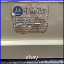 RARE 1959 WORKING Motorola AM Tube Radio Model A12N VTG retro Tube prop