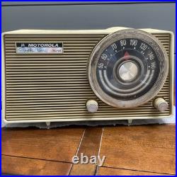 RARE 1959 WORKING Motorola AM Tube Radio Model A12N VTG retro Tube prop