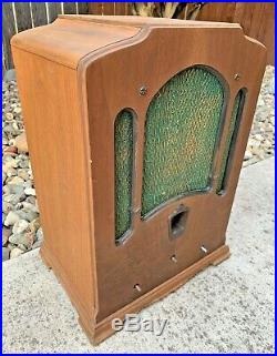 RARE Antique Tombstone Graybar Radio 8 Super-Heterodyne RCA Victor Vintage Old