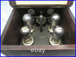 RARE & Excellent 1923 AIR-WAY TYPE F Four Tube Radio- RADIOORPHANAGE