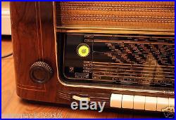 RARE! Restored! GRUNDIG 4010GW German Vintage Tube Radio Big 2x UL11 Telefunken
