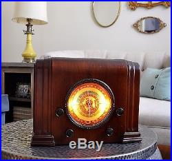 RARE Serviced Antique Vintage DETROLA 106 DECO Tube Wood Radio Works Perfect