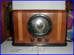 Rare Vintage Elgin Table Top Am/sw Radio Restored Condition Plays Look