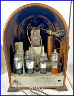RARE Vintage 1931 RCA model R5 Radiolette Tombstone Radio Powers Up Excell Cond RARE Vintage 1931 RCA model R5 Radiolette Tombstone Radio Powers Up Excell Cond