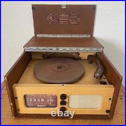 RARE Vintage 1940s Packard Bell Model 563 California Tube Radio Phonograph WORKS