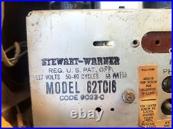 RARE Vintage 1940s Stewart Warner Table Top Tube Radio Model 62T16
