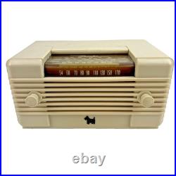 RARE Vintage 1941 Remler Model 5100 Scottie AM Tube Radio in Ivory Plaskon
