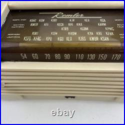 RARE Vintage 1941 Remler Model 5100 Scottie AM Tube Radio in Ivory Plaskon