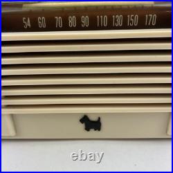 RARE Vintage 1941 Remler Model 5100 Scottie AM Tube Radio in Ivory Plaskon
