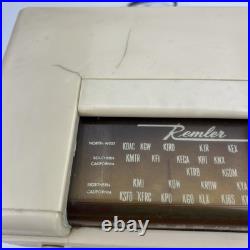 RARE Vintage 1941 Remler Model 5100 Scottie AM Tube Radio in Ivory Plaskon