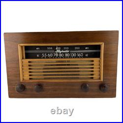 RARE Vintage 1947 Majestic Wood Tabletop Tube Radio