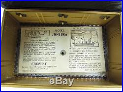 RARE Vintage 1950's Crosley Transistor / Sub Miniature Tube Book Radio MIB