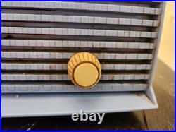 RARE Vintage 1957 Blue Motorola Radio withClock Model 57CD 3A Tube Retro MCM RARE Vintage 1957 Blue Motorola Radio withClock Model 57CD 3A Tube Retro MCM
