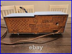 RARE Vintage 1957 Blue Motorola Radio withClock Model 57CD 3A Tube Retro MCM RARE Vintage 1957 Blue Motorola Radio withClock Model 57CD 3A Tube Retro MCM