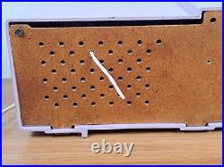 RARE Vintage 1957 Lavender Motorola Radio withClock Model 5C27V-1 Tube Retro MCM