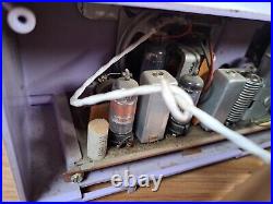 RARE Vintage 1957 Lavender Motorola Radio withClock Model 5C27V-1 Tube Retro MCM