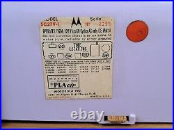 RARE Vintage 1957 Lavender Motorola Radio withClock Model 5C27V-1 Tube Retro MCM