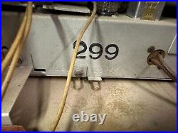 RARE Vintage ANTIQUE Crosley 11-113U Ch= 299 table top tube clock Radio GOLD