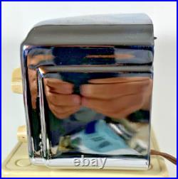 RARE Vintage Arvin 444 Chrome Tube Radio Powers up Humms