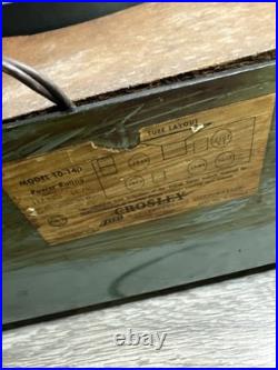 RARE Vintage Crosley 10-140 Tube Radio For Parts or Repair, Nice Color RARE Vintage Crosley 10-140 Tube Radio For Parts or Repair, Nice Color
