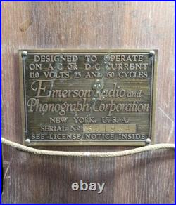 RARE! Vintage Emerson Mickey Mouse Radio. Walt Disney, 1930's