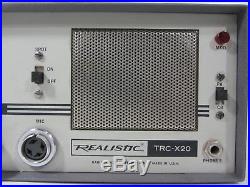 RARE Vintage Realistic TRC-X20 23 CH Tube CB Radio Citizens Band Transceiver