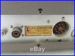 RARE Vintage old Johnson Viking Invader transmitter ham tube radio
