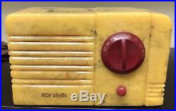 RCA Nipper 1939 Catalin Bakelite vintage vacuum tube radio- working
