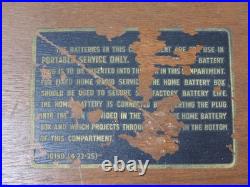 RCA Radiola 26 Vintage Super-Hetrodyne Broadcast Tube Radio with Tubes (nice)