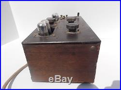RCA Radiola III-A 3A Early Battery Op Tube Radio Vintage Antique Wood