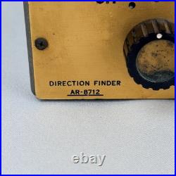 RCA Radiomarine AR8712 Direction Finder Receiver Vintage Tube Radio Works