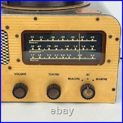 RCA Radiomarine AR8712 Direction Finder Receiver Vintage Tube Radio Works RCA Radiomarine AR8712 Direction Finder Receiver Vintage Tube Radio Works