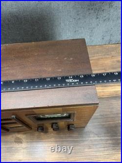 RCA Victor Model 5T6 Vintage Tube Radio AM Shortwave Wood Cabinet Works Tested