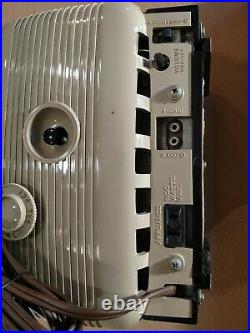 RCA Victor Phono Alarm Clock Tube Radio Model 5-C-591 Vintage 1950's