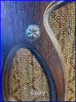 RCA Victor Radiolette R-5 Vintage Cathedral Tube Radio 1930s Wood Cabinet