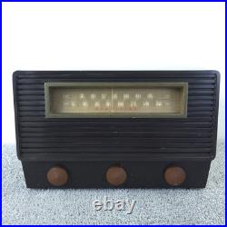 RCA Victor Tube Radio 8-X-71 AM/FM Vintage MCM Mid Century Bakelite Working