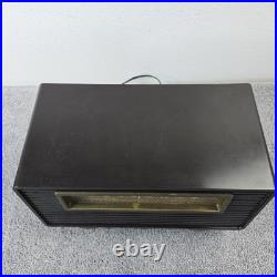 RCA Victor Tube Radio 8-X-71 AM/FM Vintage MCM Mid Century Bakelite Working