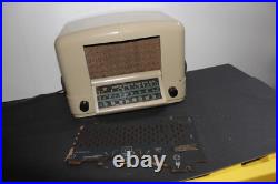 RCA Victor Tube Radio Vintage 1947 5Q56 5Q55 AM Short Wave Radio Works
