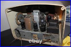 RCA Victor Tube Radio Vintage 1947 5Q56 5Q55 AM Short Wave Radio Works