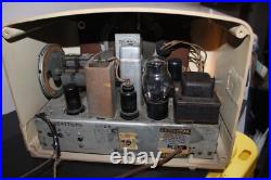 RCA Victor Tube Radio Vintage 1947 5Q56 5Q55 AM Short Wave Radio Works