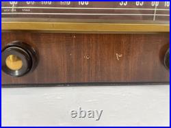 READ VTG Packard-Bell Model 602 Tube Radio 1950s Wood Case Mid-Century Decor