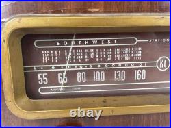 READ VTG Packard-Bell Model 602 Tube Radio 1950s Wood Case Mid-Century Decor