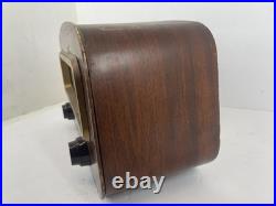READ VTG Packard-Bell Model 602 Tube Radio 1950s Wood Case Mid-Century Decor