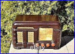 RESTORED Antique Vintage FADA 790 BAKELITE Deco Tube Radio MINT Works Perfect
